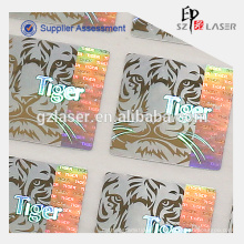 Heißpräge-Hologramm Etikett für PVC-Karte